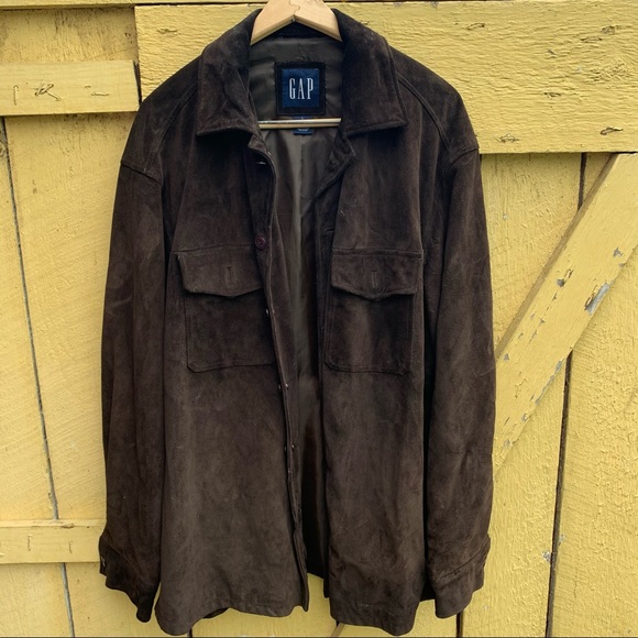 gap mens suede jacket